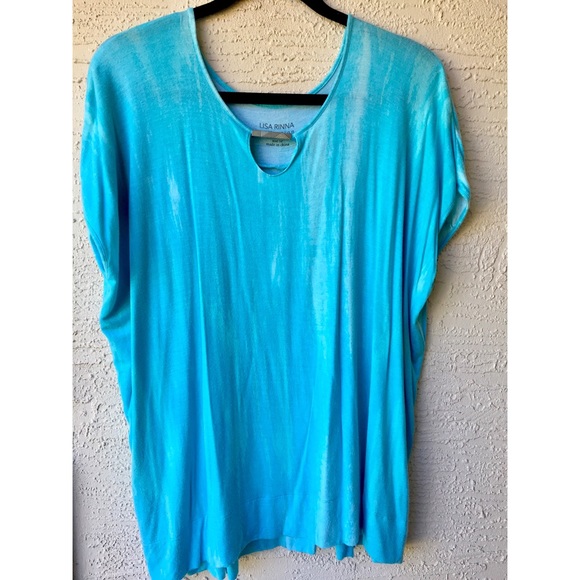 Lisa Rinna Collection Blue Shirt - Picture 2 of 8